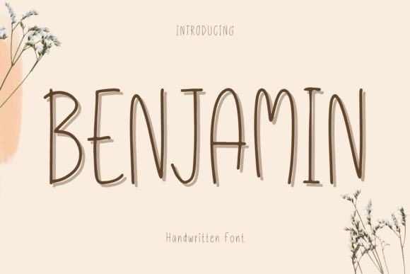 BENJAMIN Script Font for Crafting and Design