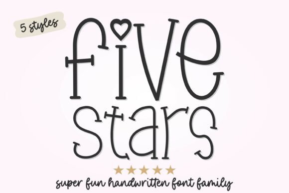 Five Stars Duo: A Script Amp Fonts Review for Local Brands