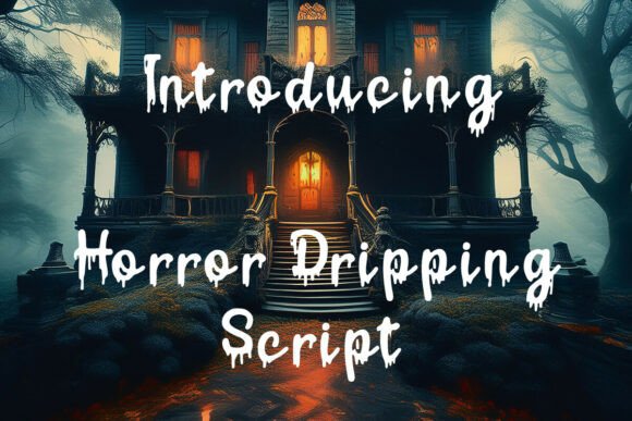 Horror Dripping Script: A Bold Script Amp for Modern Fonts