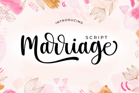Marriage Script - A Versatile Handwritten Font for Crafters