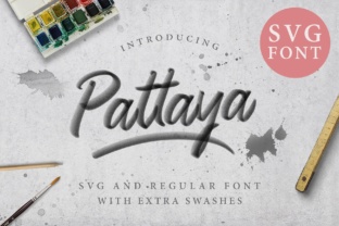 Pattaya Script Font for Handmade Creations