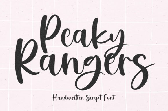 Peaky Rangers Font for Script Amp Projects