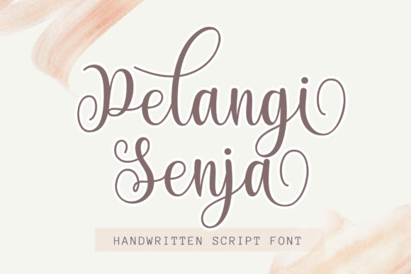 Pelangi Senja Fonts for Script Amp Projects