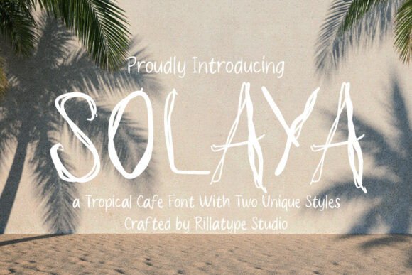 Solaya Raw Fonts: The Perfect Script Amp for Handmade Brands
