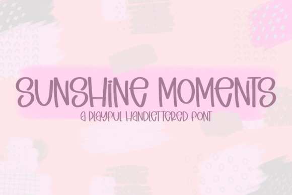 Sunshine Moments: A Designer's Take on This Quirky Embroidery Font