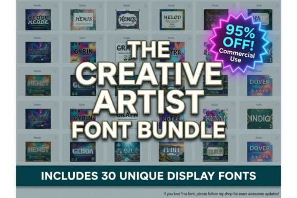 The Ultimate Mega Font Bundle for Creative Projects