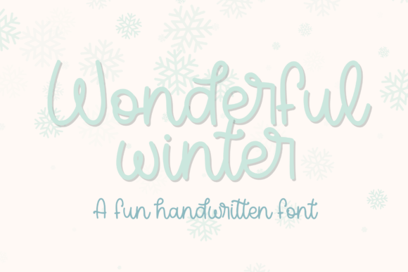 Wonderful Winter Fonts: A Script Amp Review for Crafters